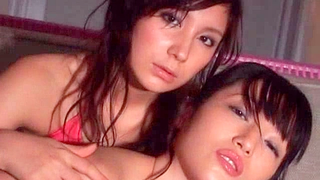 Sizzling Lesbians Fondling Bodies for Hot Action