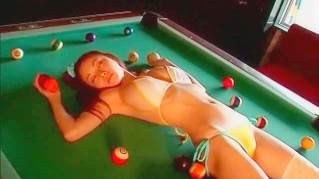Passionate Girl 18+ Craves Intense Billiards Table Fuck Action