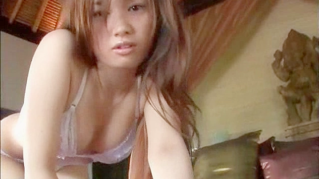 Asian Beauty Flirts Seductively Before Giving Hot Blowjob