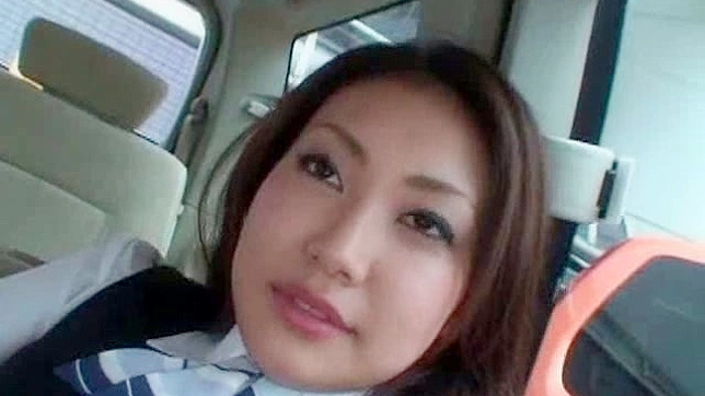 Tiny 18+ Japanese Beauty Gives Car Blowjob Before Hot Sex