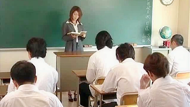 Seductive Teacher Craves Student's Hard Cock Desperately