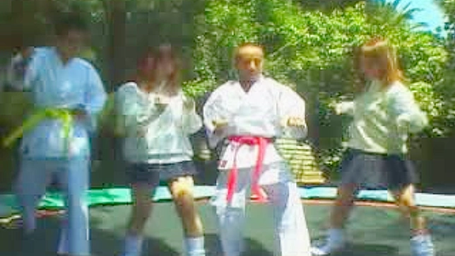 Rough Karate Fighters Plow Innocent Schoolgirls 18+ Hardcore Style