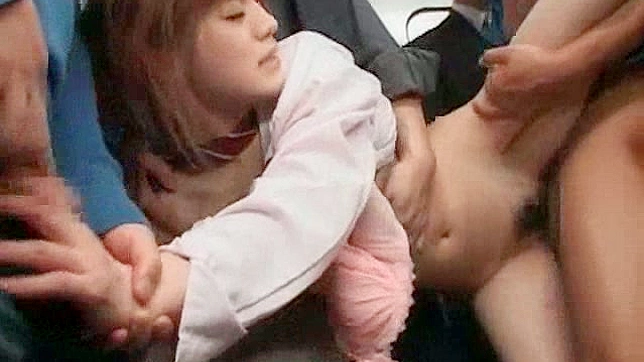 Gets Fucked by Three Guys in Her Hairy Pussy