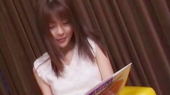 Cute Japanese Angel Teases Her Aching Pussy Before Getting Fucked