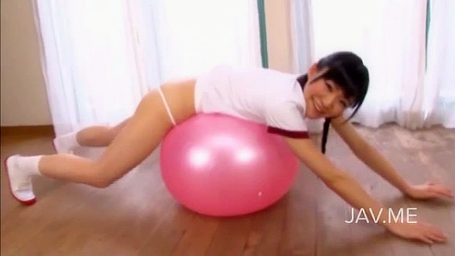 Pigtailed Asian Beauty Shows Off Her Sexy Body Solo