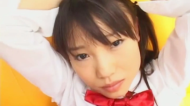 Luscious Japanese Doll Eats Cream Inside Sweetly After Blowjob