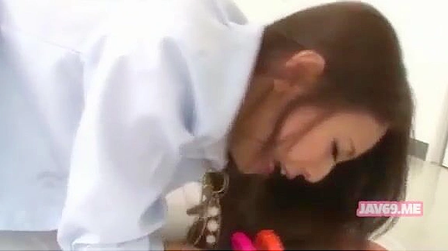 Seductive Japanese Beauty Engages in Hot On-Screen Fucking