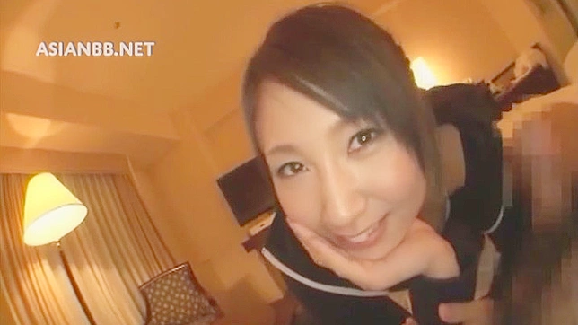 Hot Asian Temptress Gives Sensual Blowjob & Rough Sex Ride