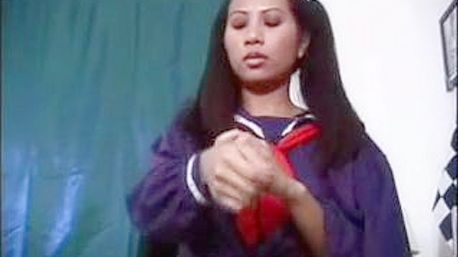 Naughty Nyomi Teases with Her Pink Muff's Delights