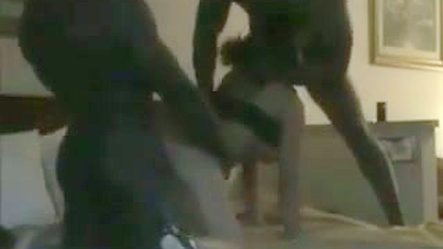 Hot Asian Chick Bangs Two Big Black Dicks Hardly