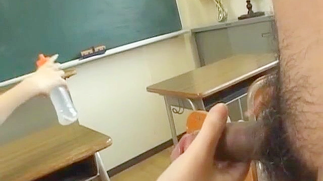Seductive Mai Rubs And Boobs Fucks Cock In Classroom Sex