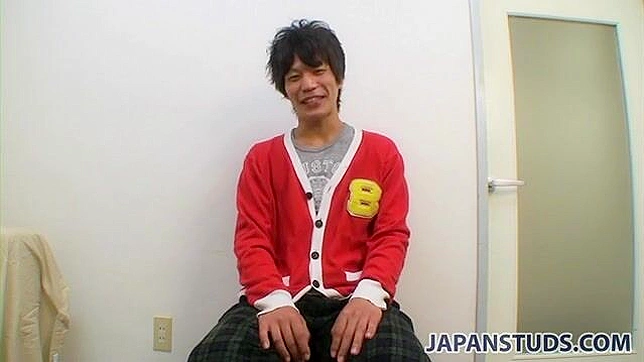 Adorable Guy Strokes His Cock Passionately for Pleasure