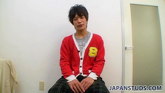 Adorable Guy Strokes His Cock Passionately for Pleasure