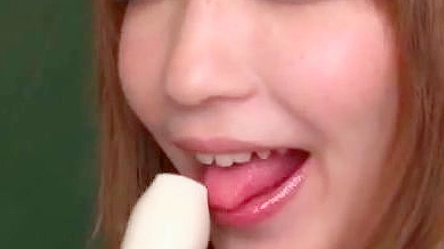Hot Teen 18+ Japanese Babe Fucks Flute Hard, Super Explicit Sex Scene