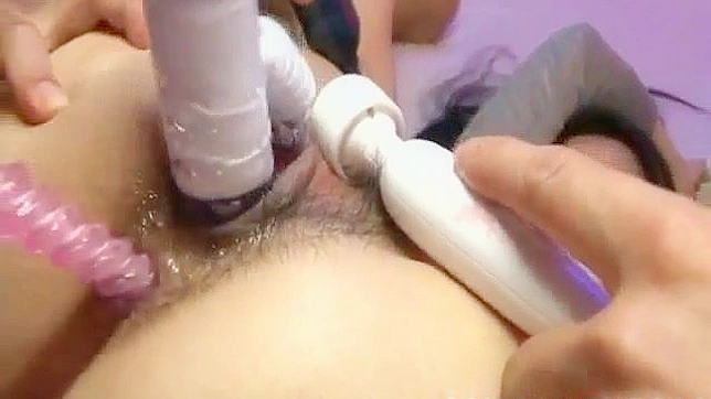 Exposed Kyoka Pussy Gets Vibrator Orgasms Galore