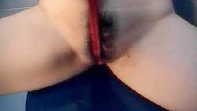 Busty Mina Yamada Tied-Up Gets Vibrator & Cock In Her Hairy Pussy
