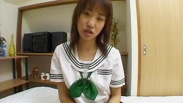 Sultry Mayu Exposes Hot Tits Before Stroking & Deep Throat Blowjob