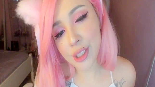 Pink-Haired Cosplayer Delivers Amazing Blowjob & Anal Showdown