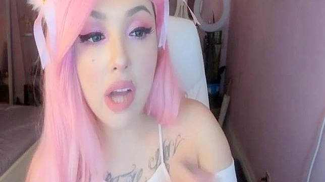 Pink-Haired Cosplayer Delivers Amazing Blowjob & Anal Showdown