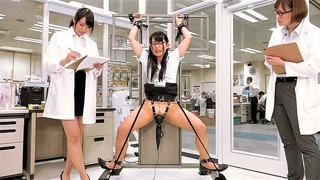 Short Glasses Girl 18+ Gets Electroshocked for Steamy Japanese Sex Test
