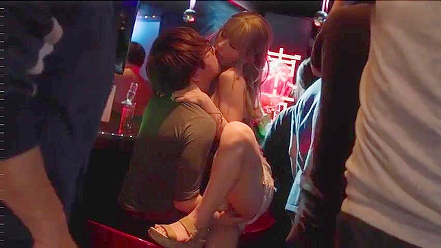 Hot Japanese Chick Takes Center Stage Servicing Stiff Dicks