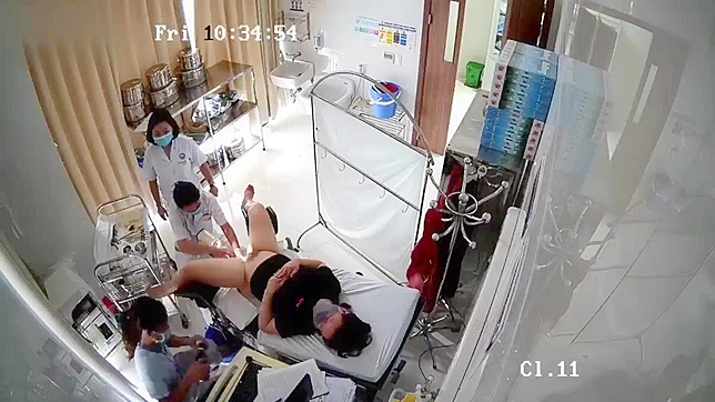 Exposed Girls at Gyno Clinic Caught by Hacked Camera Live