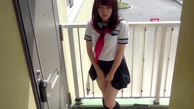 Voyeuristic Jap Babe's Panty Show & Explicit Sex Scene