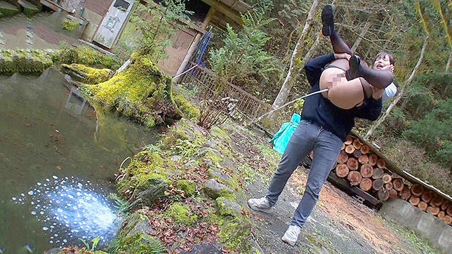 Japanese Slut Gets Outdoor Enema & Unleashed Anal Shame