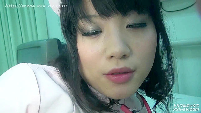Japanese Nurse In Leggings Gives Uncensored Blowjob For Girthy Cock