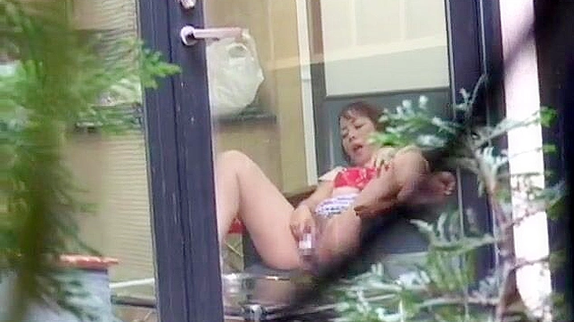 Curious Son Films Mom Secretly Masturbating at Home Alone