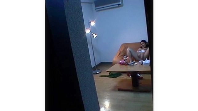 Candid View Captures Japanese Mom's Secret Slutty Masturbation Showdown