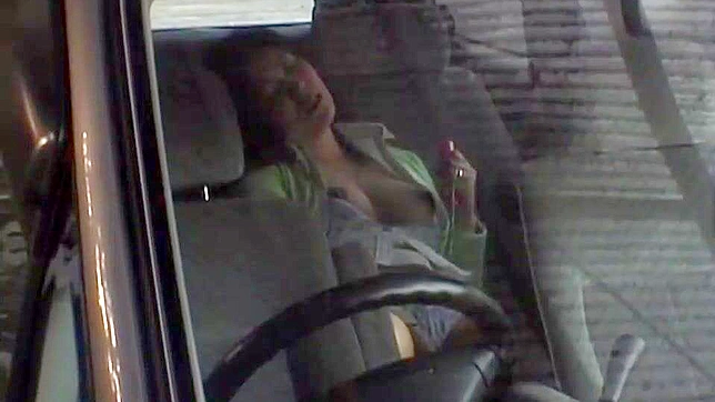 Curious Candid View Catches Sweet Japanese Girl 18+ Pleasuring Herself