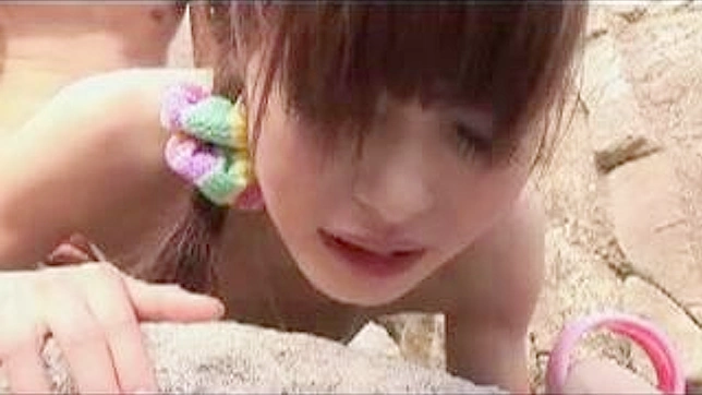 Frisky Asian Pair Enjoy Wild Sex On Public Beach Sand