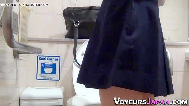 Seductive JAV Teen 18+ Enjoys Sultry Solo Action in Bathroom