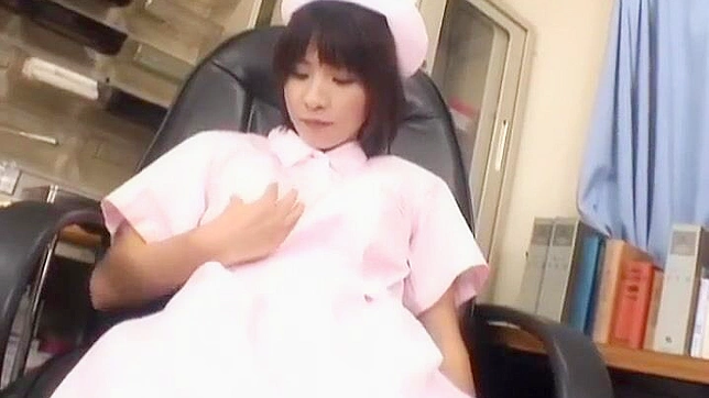 Seductress Nurse Chiaki Tempts Patient With Blowjob & Hot Sex