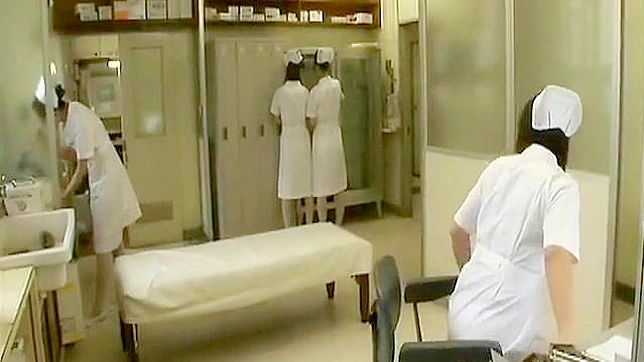 Seductive Nurses Indulge in Steamy Sex Acts at Work