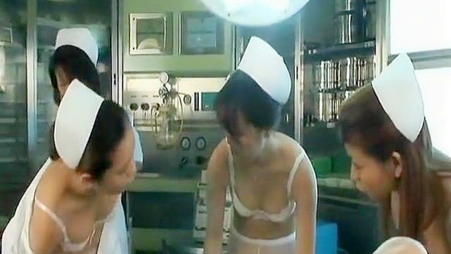 Seductive Nurses Indulge in Steamy Sex Acts at Work