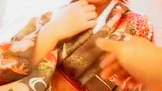 Sultry Kimono Beauty Gets Fucked Hard & Cums Messily