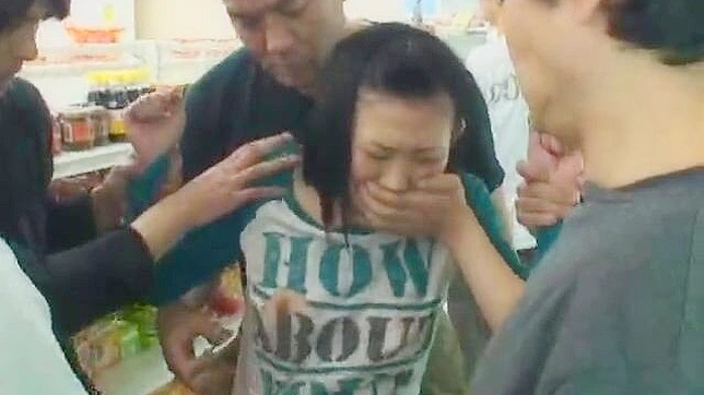 Asian Shopper Gets Savagely Fucked Amidst Shelves