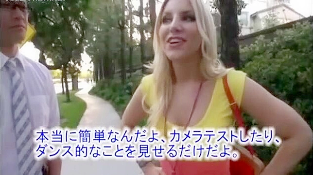 Sizzling Blonde Seduces Judge at Steamy Asian Idol Tryouts