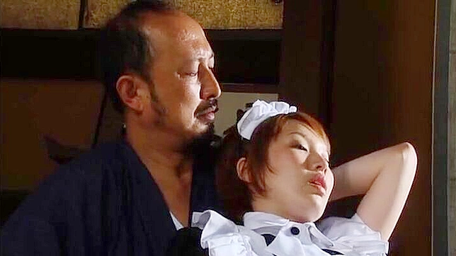 Japanese Maid's Forbidden Desire Ignites with Her Boss