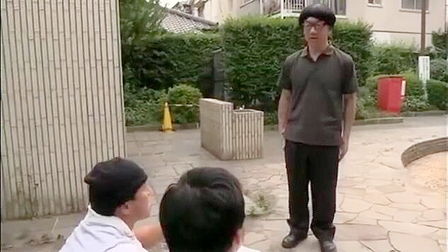 Maki's Secret Fantasies Met By Three Men at Home