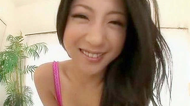 Japanese Temptress Gets Covered in Sticky Hot Sperm