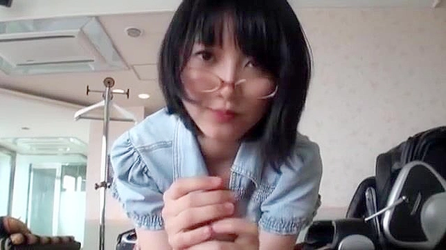 Shy Japanese Guy Gives Hot Blowjob to Mature Man