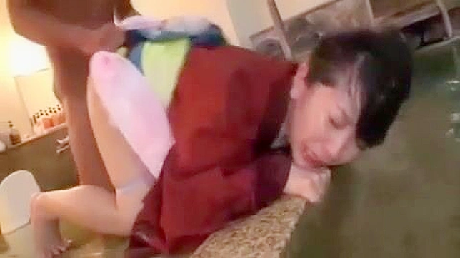 Asian Kimono Beauty Takes Harsh Faceslaps & Submits Sensually