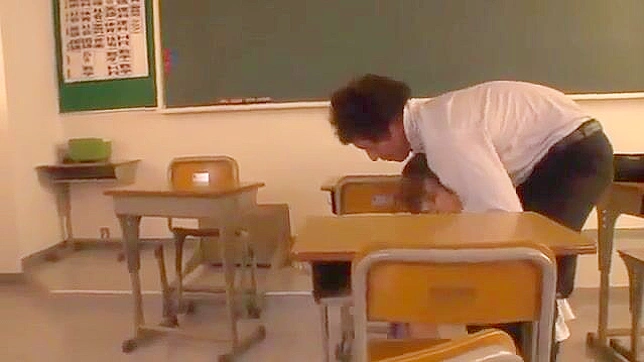 Oriental Teacher Gets Fucked Hard by Student Earned Messy Facial