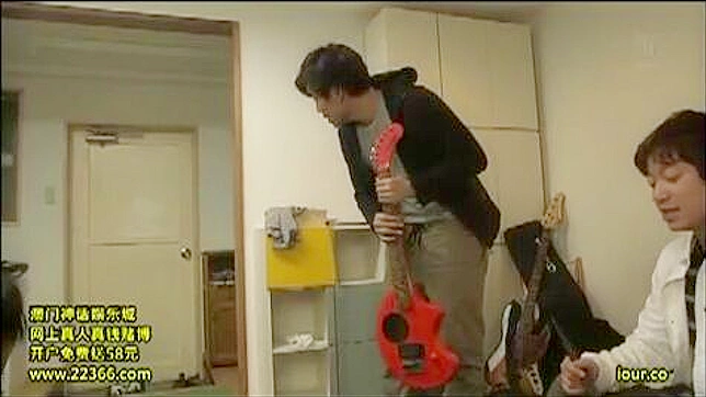 Naughty Oriental MILF Teases Son's Friends Before Rough Sex