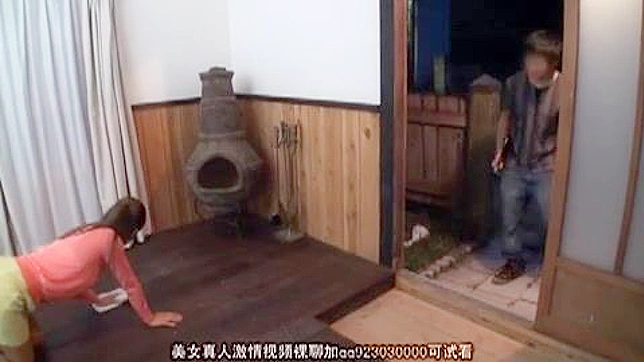 Hot Asian Duo Tempts Neighbor into Steamy Threesome Action