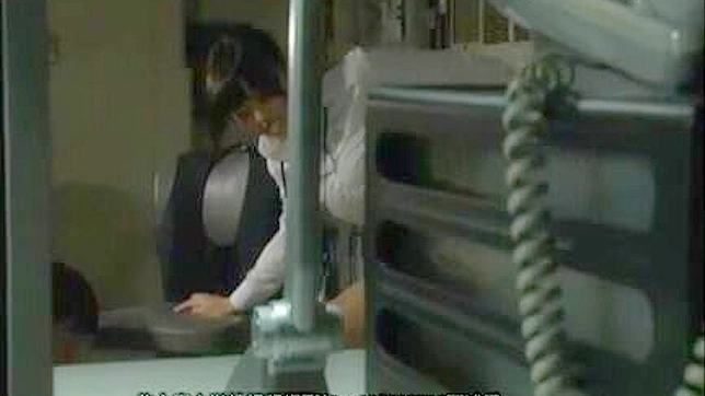 Hungry Oriental Businesswoman Fulfills Naughty Dreams with Janitor