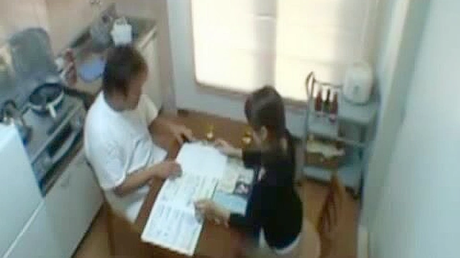 Forbidden Taboo Act Unfolds Intensely On Kitchen Table